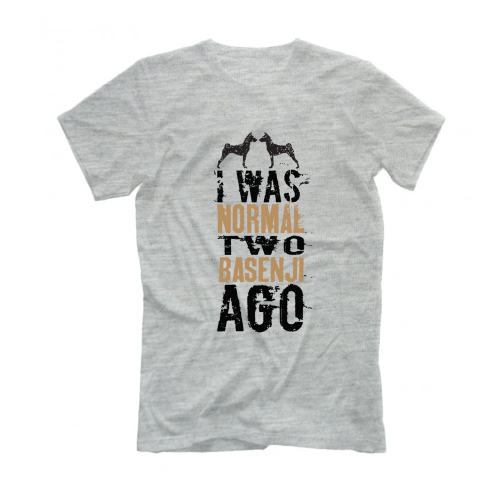 Футболка "2 Басенджи назад"