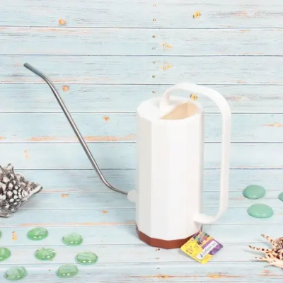 Лейка для растений 1,2л «Victoria Falls» с прикорневым поливом, angel white ДоброСад