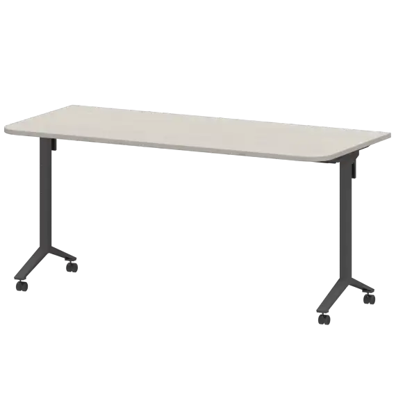 Стол мобильный складной радиусный МБ22-160.70Р  1600x700x750 Моби