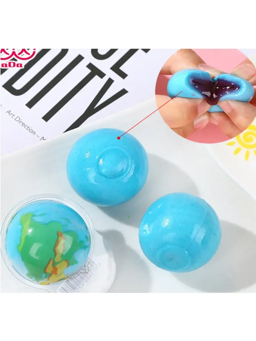 Мармелад планета Земля с фруктовым джемом 18 г * 50 шт