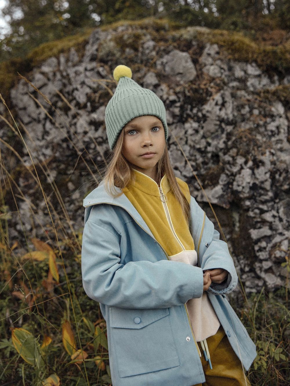 Парка c флисом полынь