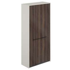 RF.502.PG.DA / Шкаф высокий (для одежды), 940х410х1994 / корпус: жемчужно-серый, фасады: дуб адриа