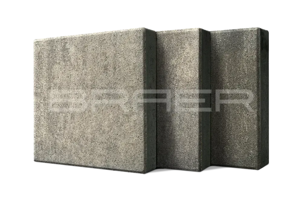 Тротуарная плитка Braer Триада, Color Mix Туман, 60 мм