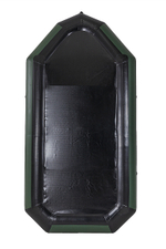 Броня-220 зеленый-черный (лодка ПВХ с усилением)