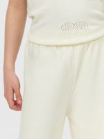 Брюки широкие для девочки AT991 молочный