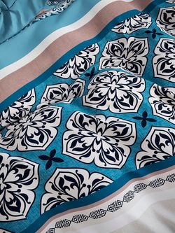 Постельное белье полисатин Simple House "Motivo" 2-спальное Наволочка 50х70 см 2 шт Простынь на резинке 160x200 см Пододеяльник 175x215 см