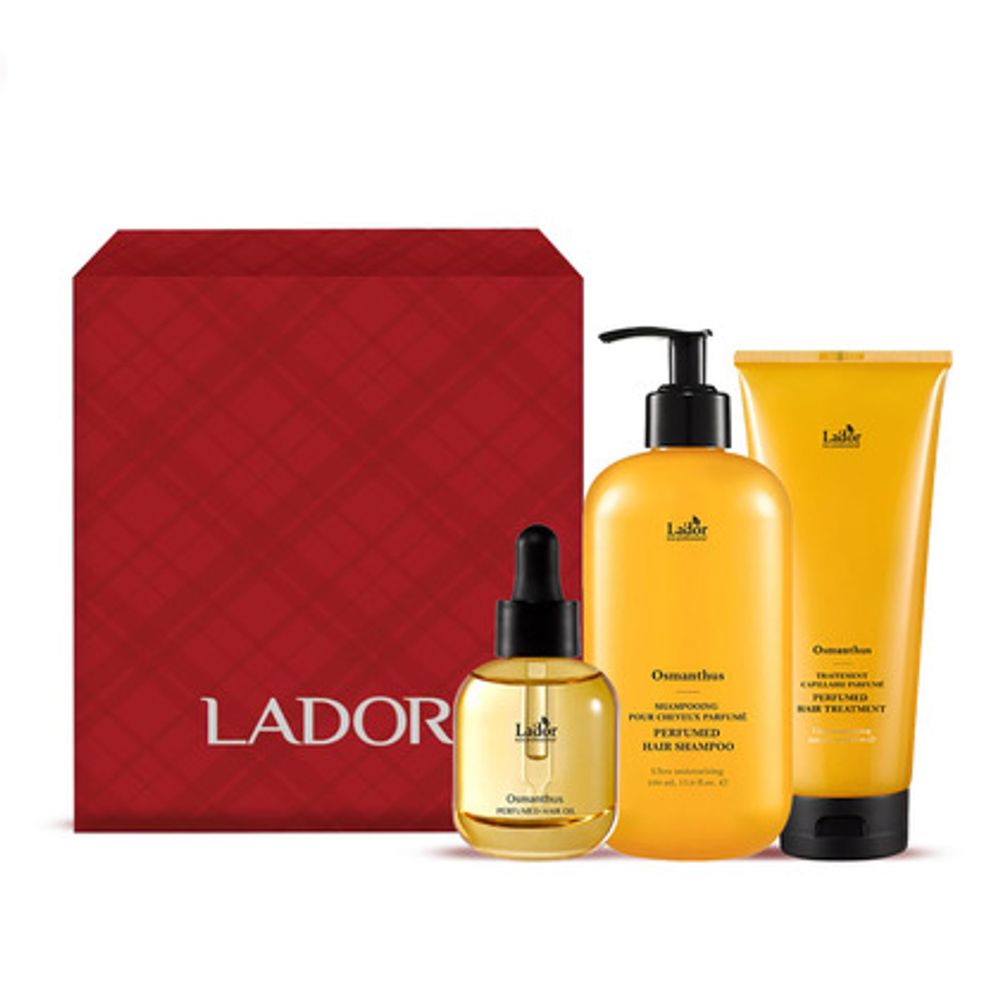 Lador Perfumed Hair (Osmanthus) парфюмированный набор шампунь /бальзам /масло для волос