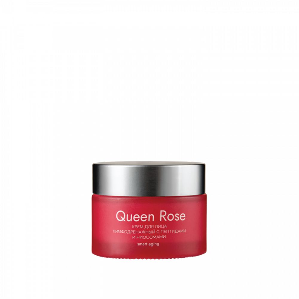 Queen Rose Крем для лица лимфодренажный с пептидами и ниосомами