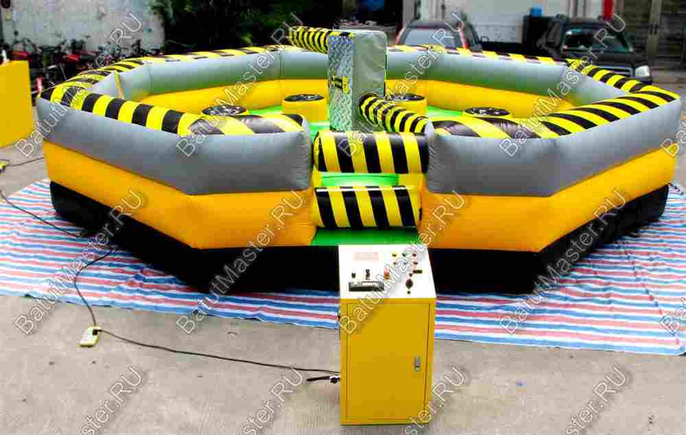 Коммерческая надувная игра "Увернись от палки" (Melt Down) 7*7*1.5 м