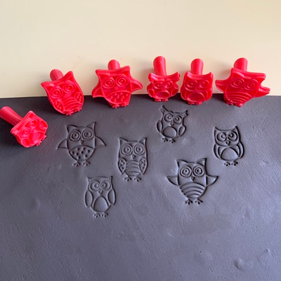 Набор штампов  "Совы"