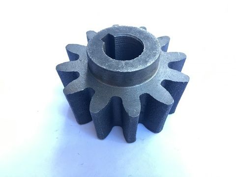 Шестерня привода барабана бетономешалки: вал 19 мм; Z-12; высота 40мм, высота зуба 30мм