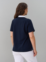 Блузка БЛк-143/пике-тсиний