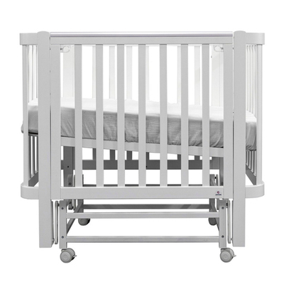 Кроватка детская Antemi Terra Light NEW с маятником НИК 17б белый