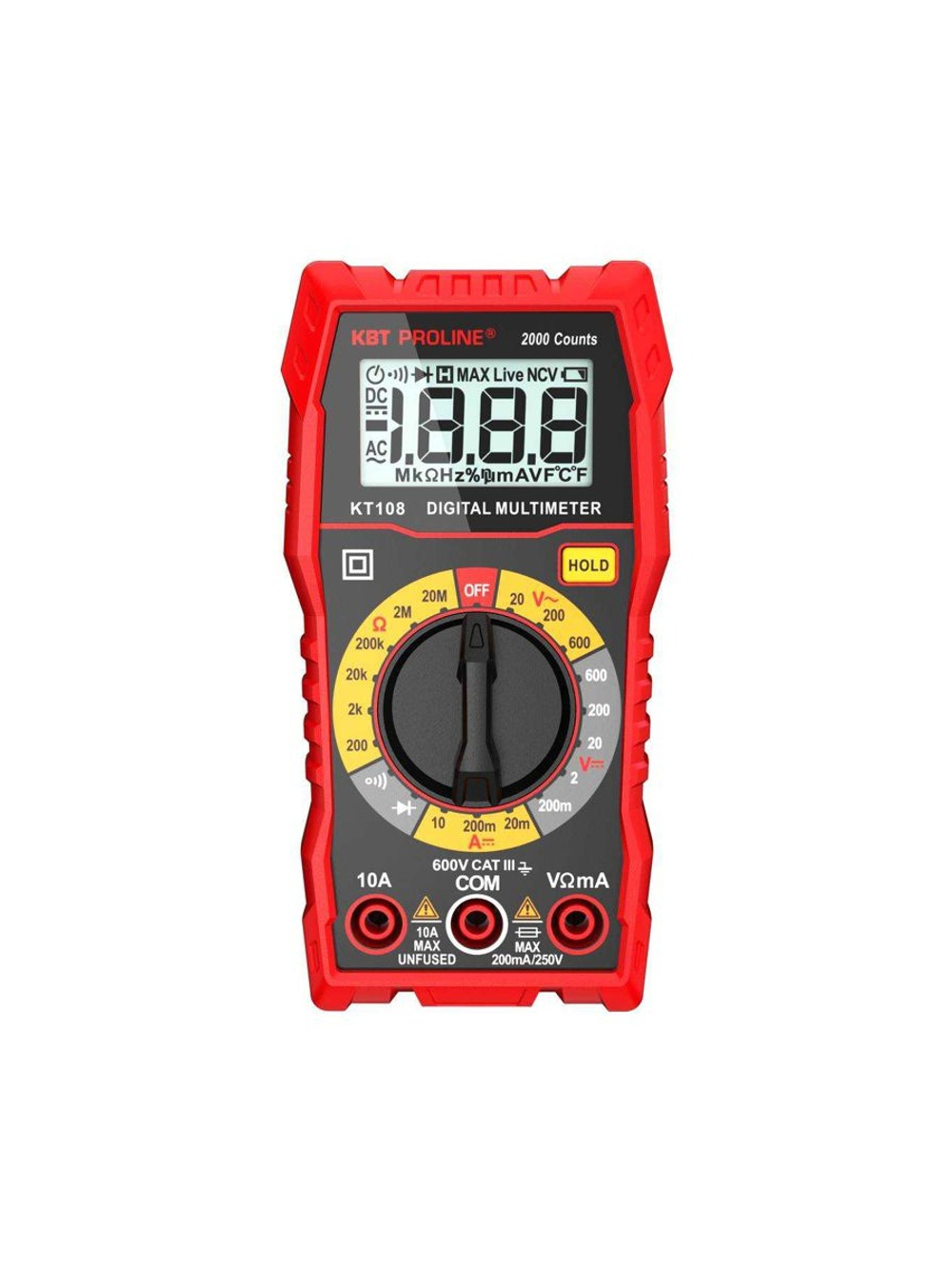 Мультиметр цифровой KT 108 "PROLINE" КВТ 86324