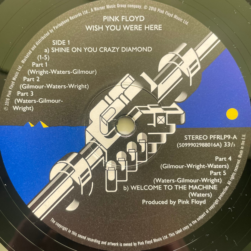 Pink Floyd - Wish You Were Here (Европа 2016г.)