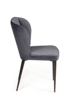 Стул Next, бархат серый 27
