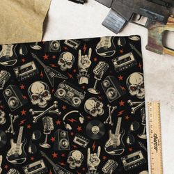 Ткань шифон мрачный панк