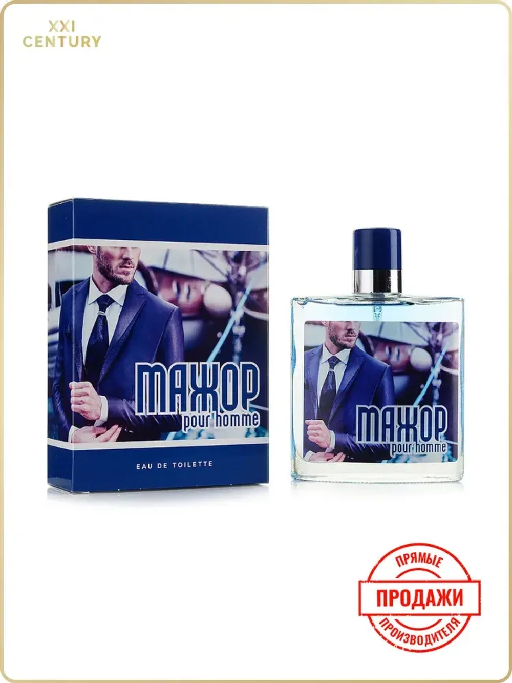 Туалетная вода для мужчин "МАЖОР POUR HOMME" 100мл Россия