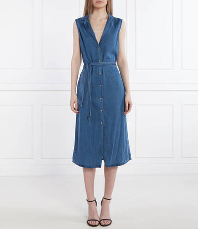 Джинсовое платье MAGGIE Pepe Jeans London - голубой(PL953512)