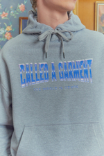 Худи Called a Garment Frozen One "Grey Melange"