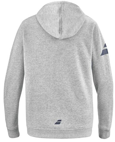 Кофта для мальчика теннисная Babolat Exercise Hood Sweat Jr - high rise heather