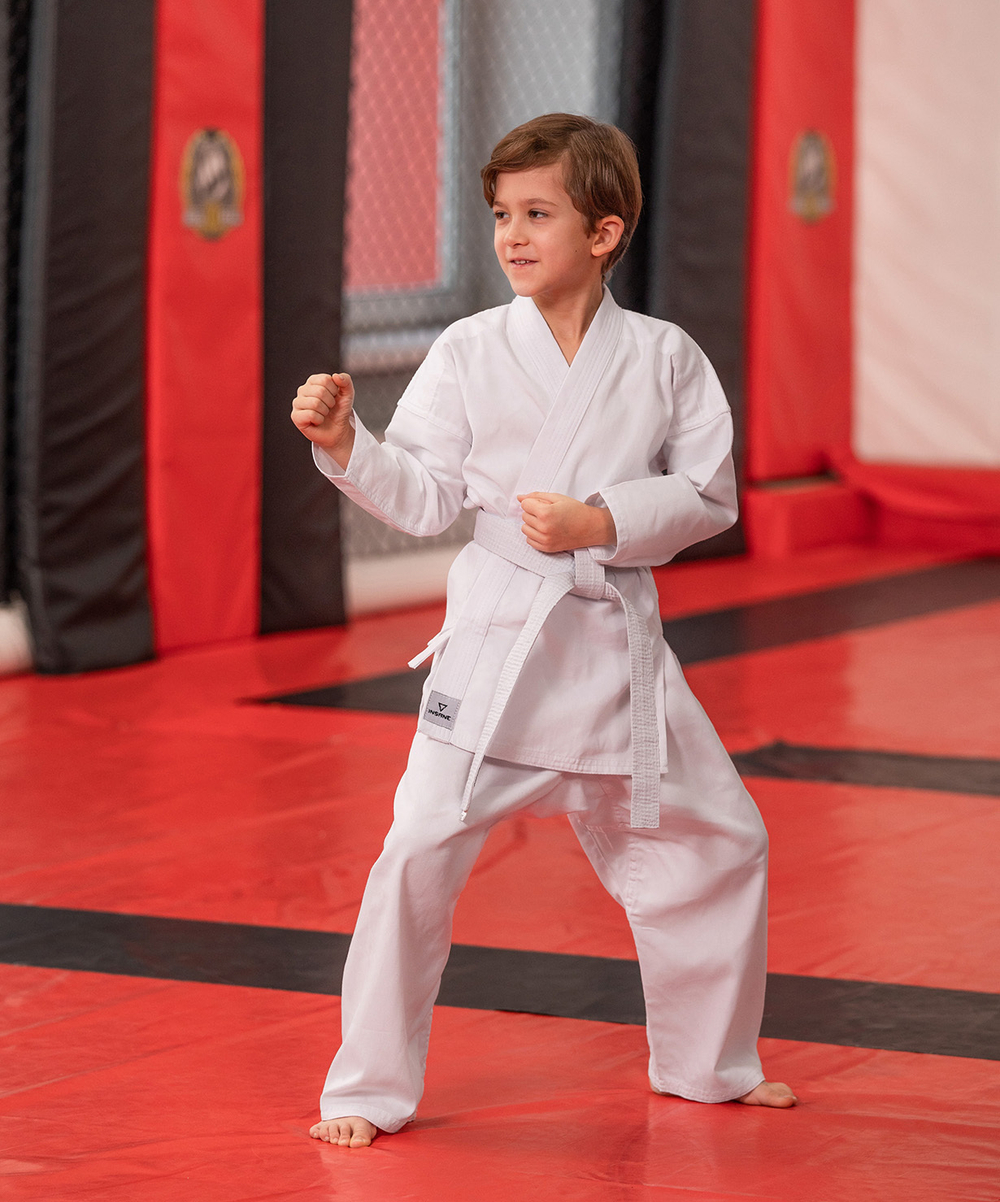 УЦЕНКА Кимоно для карате BASE, хлопок/полиэстер, белый, 00/120