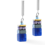 Серьги Coeur de Lion Blue-Purple 3017/21-0708