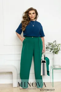 Брюки 2517-зеленый Minova