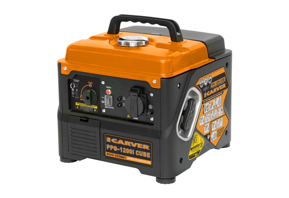 Генератор бензиновый инверторный Carver PPG-1200I CUBE