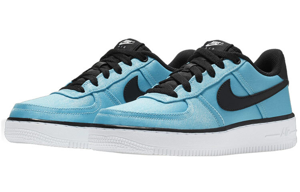 Nike Air Force 1 Low Lv8 Shift blue silk non-slip wear-resistant low-top sneakers GS Ice blue