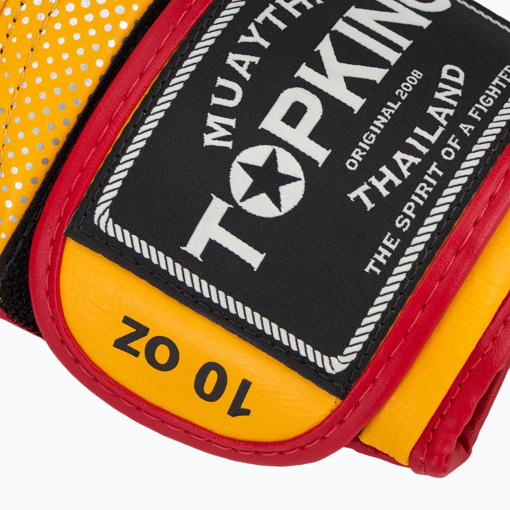 Боксёрские перчатки Top King Boxing Dragon yellow