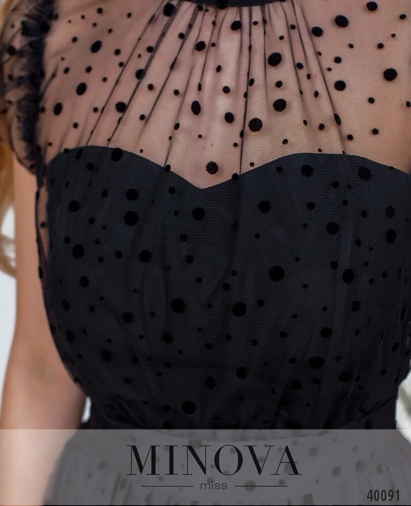 Платье 3144-черный Minova