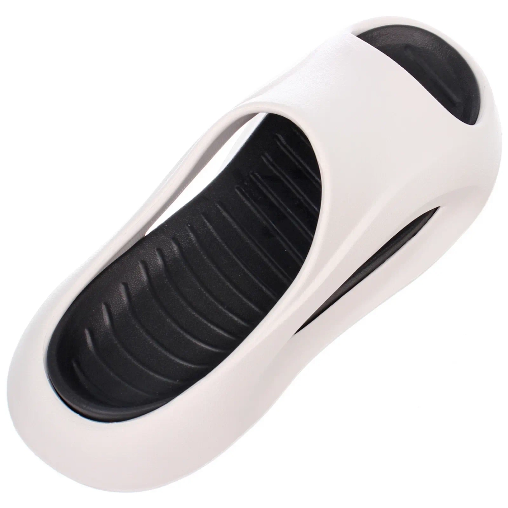 Шлепанцы мужские «PRIME», цвет белый, черная стелька, р-р 40-41