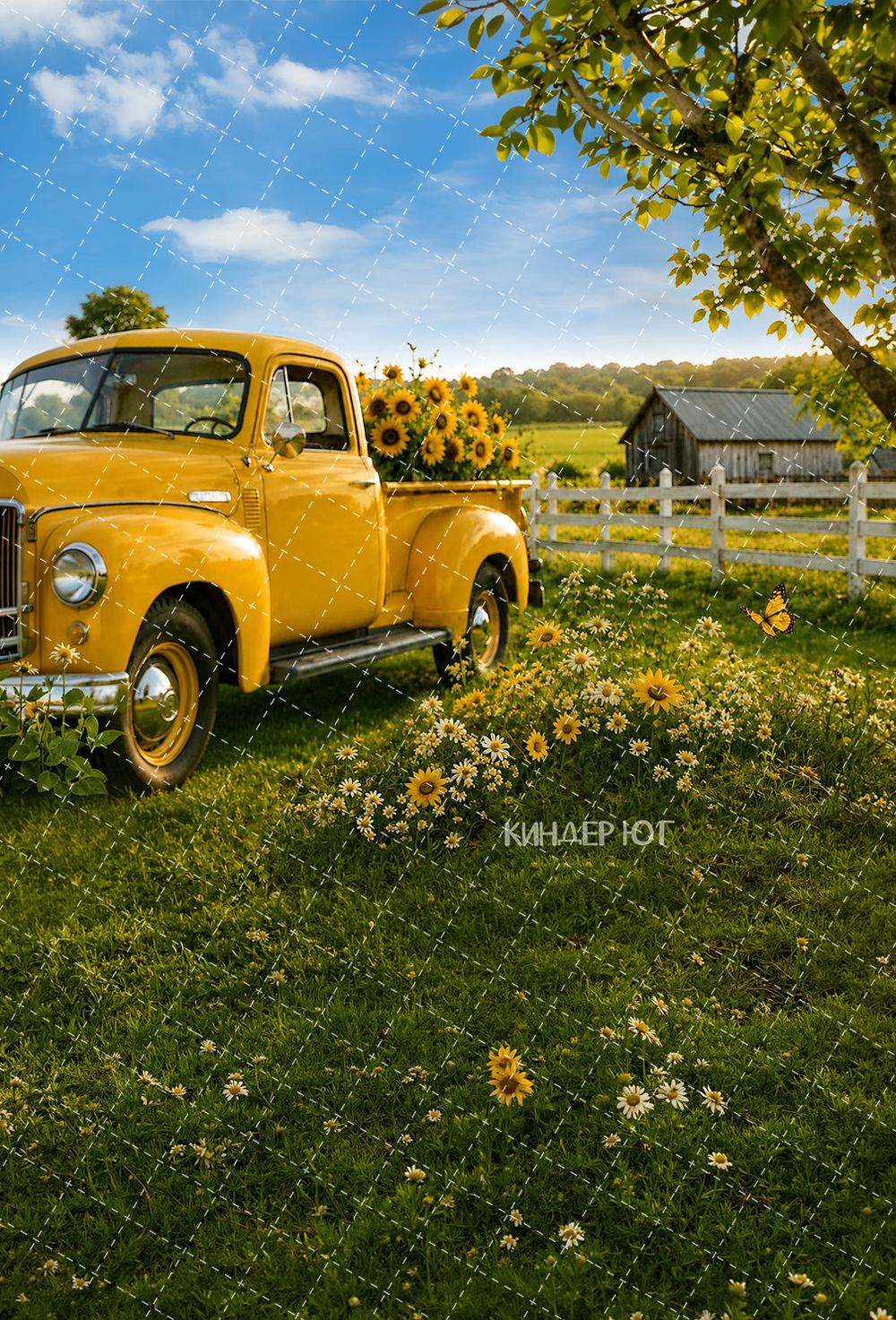 Фотофон "Желтый фургон" арт. ФФ906-85