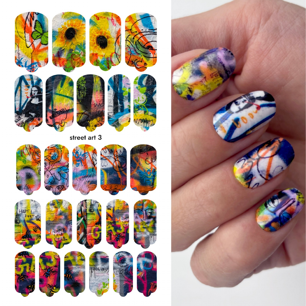 Плёнки для маникюра by provocative nails street art 3