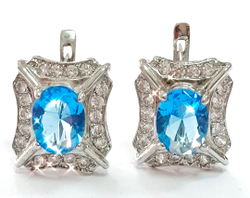 Серьги Эстерелла из серебра 925 пробы