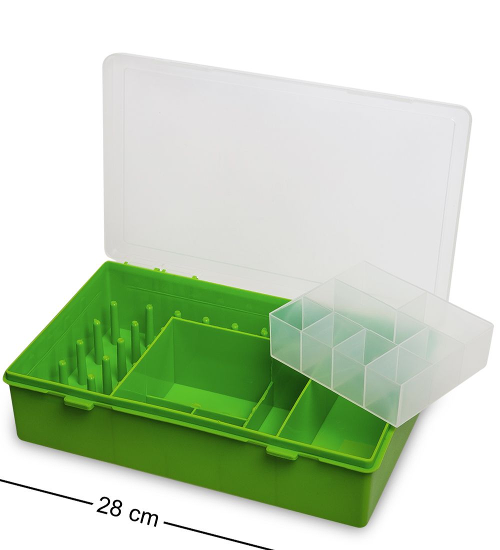 GAEM Home ЯЛ-09-05/6 Контейнер для ниток зелёный