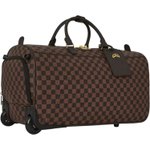 SPRAYGROUND Artificial Leather Trolley Bag Men"s Brown