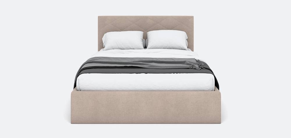 Кровать Аликанте (24) (с.м.180*200 (ТКФ), ЦП 350 Lounge 13, ВариантКроя1