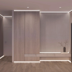 Профиль PLINTUS-H58-F-2000 ANOD (Arlight, Алюминий) 046391