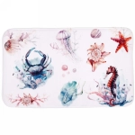 Коврик для ванной 45*75"Морские жители»