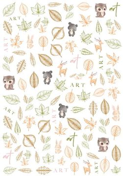 Слайдер-дизайн Crazy Shine Nails mini: Золотая Осень