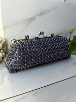 Сумка из ювелирного стекла Синий хамелеон