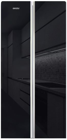 Холодильник Ginzzu NFK-452 Glass