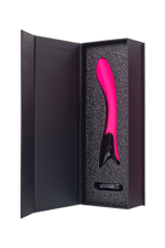 Ярко-розовый вибратор Mecawn - 20,5 см.