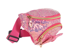 Сумка поясная "Блеск" с бантиком, см, 5 цветов микс