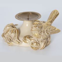 Подсвечник Птичка Айвори