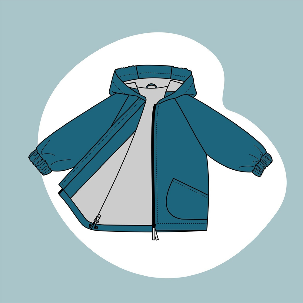 Ветровка (Pantone Corsair)