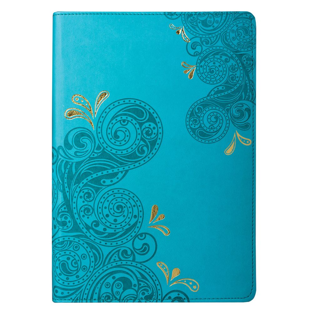 Блокнот BRAUBERG, А5 (148х218 мм), "Orient", 128 л., кожзаменитель с тиснением, клетка, бирюзовый, 128044