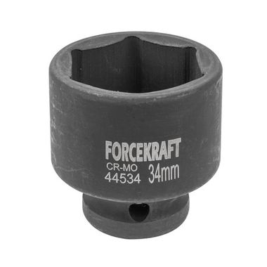 Головка ударная 1/2'', 34мм (6гр.) FORCEKRAFT FK-44534